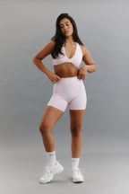 6" Sculpt High Waist Biker Short in Powder Pink — image 6