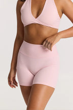 6" Sculpt High Waist Biker Short in Powder Pink — image 4
