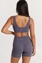 6" Sculpt High Waist Biker Short in Purple Haze — image 4