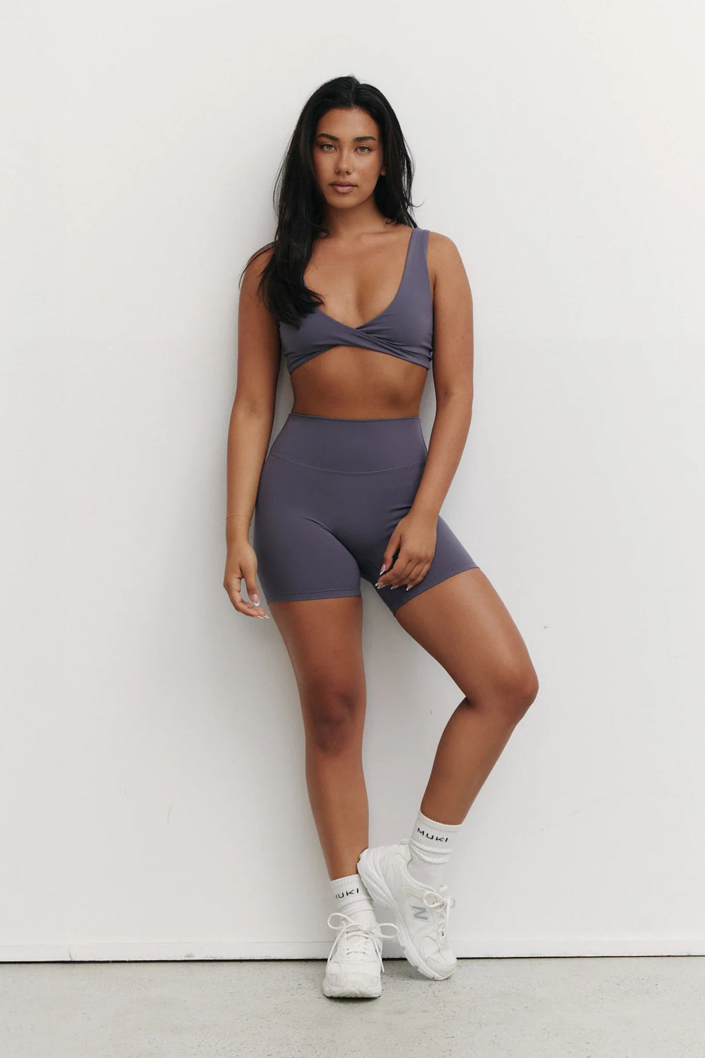 Sculpt Gym Set in Purple Haze - Short + Crop Top — image 4