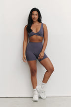 Sculpt Gym Set in Purple Haze - Short + Crop Top — image 4