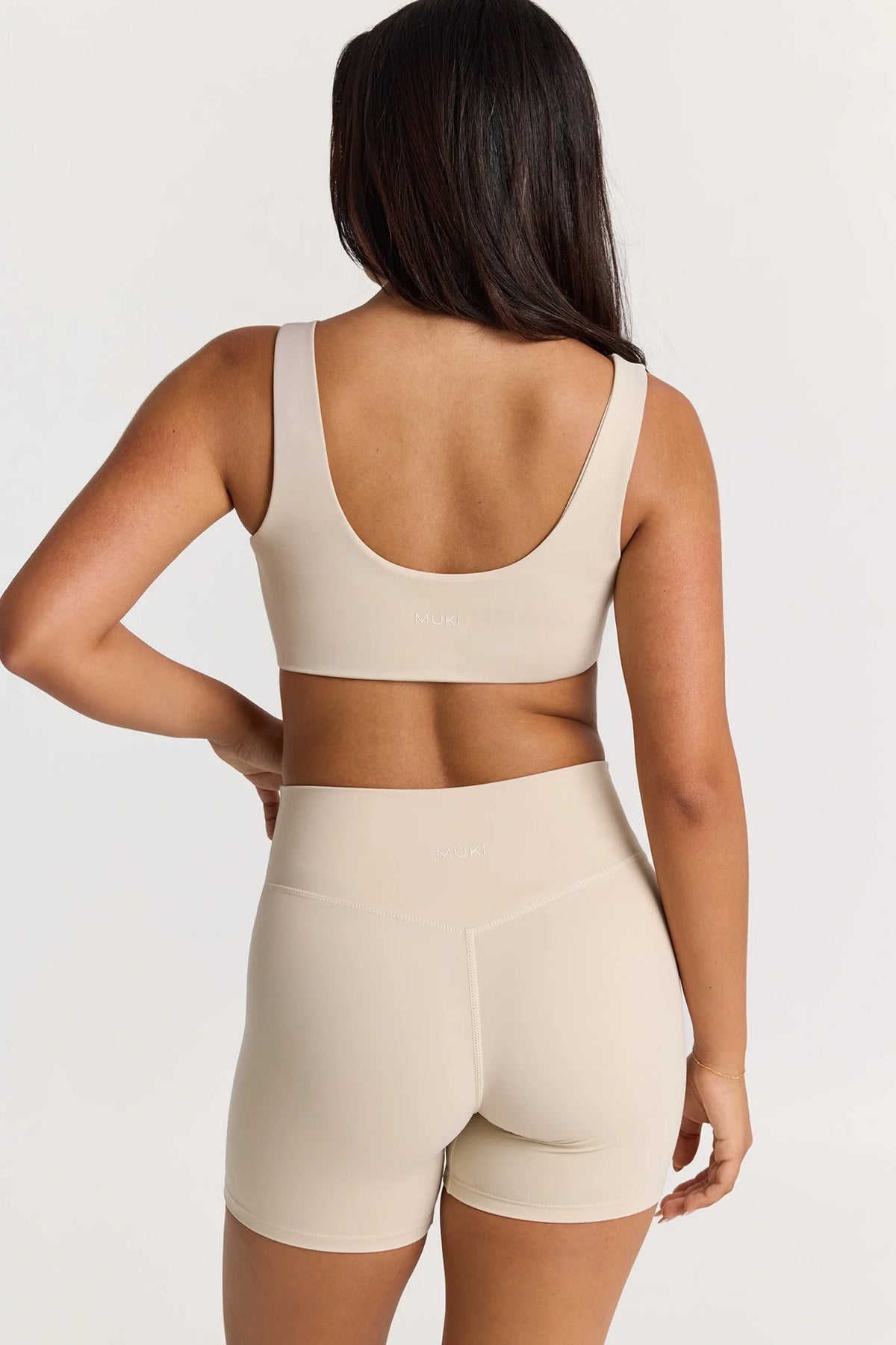 Sculpt Gym Set in Vanilla - Short + Crop Top — image 3