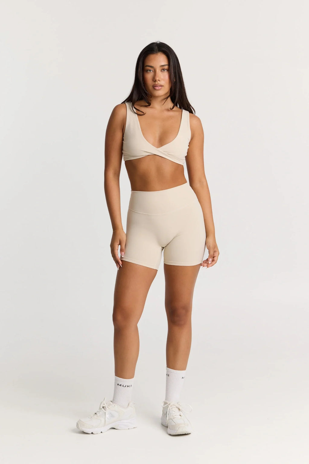 6" Sculpt High Waist Biker Short in Vanilla — image 3