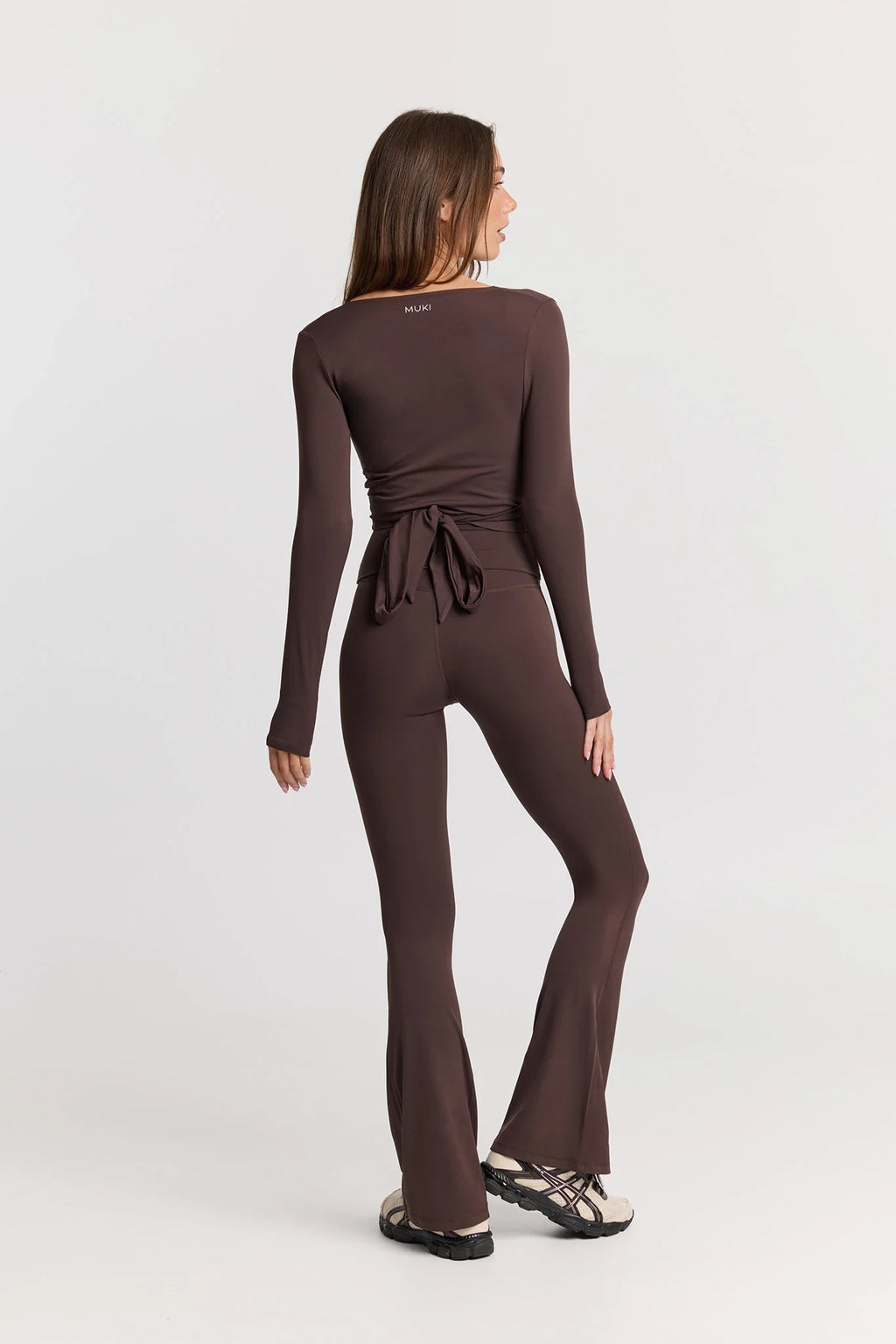 ButterSoft Ballet Wrap Top in Espresso — image 4