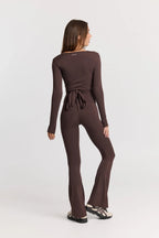 ButterSoft Ballet Wrap Top in Espresso — image 4