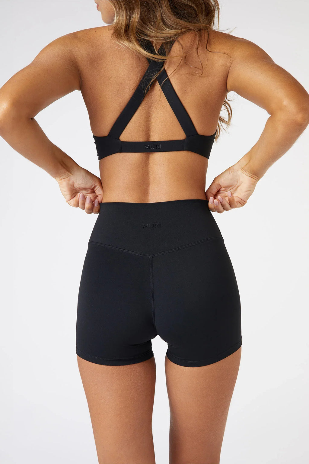 4" ButterSoft High Waist Biker Short in Black — image 5