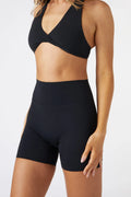 6" ButterSoft High Waist Biker Short in Black — main image