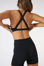 6" ButterSoft High Waist Biker Short in Black — image 5
