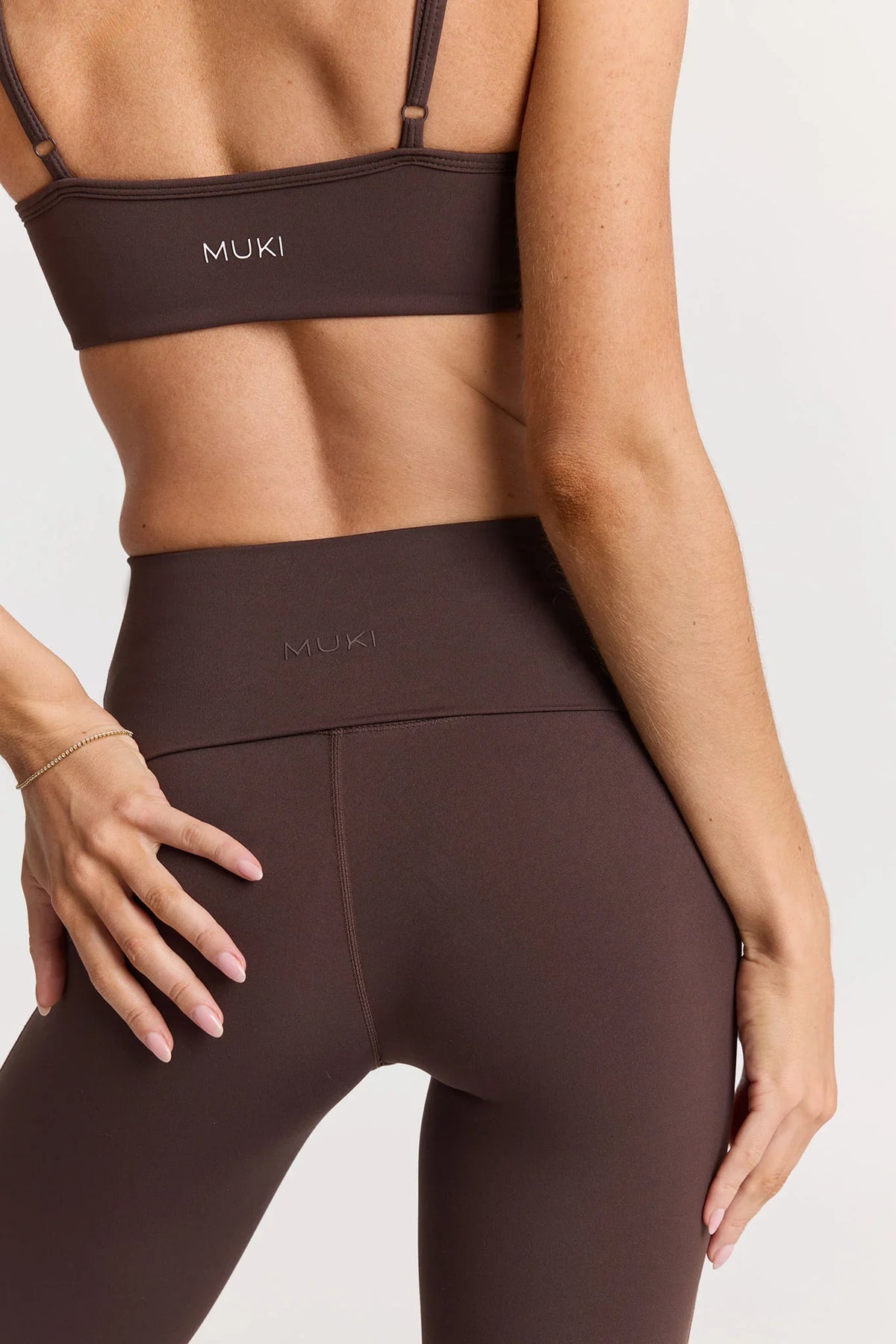 ButterSoft Foldover Flare Legging in Espresso — image 5