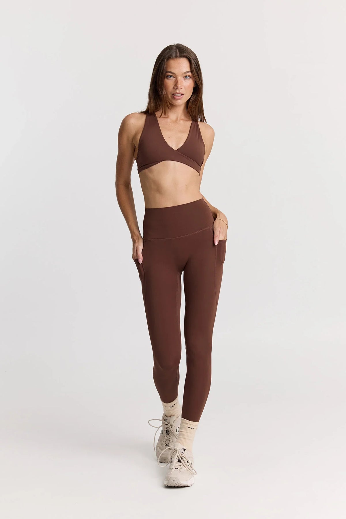 ButterSoft Pocket High Waist Legging in Chocolate — image 2