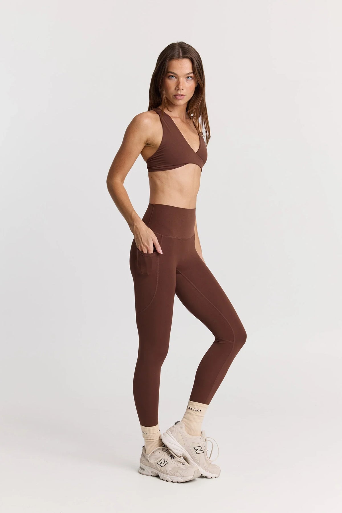 ButterSoft Pocket High Waist Legging in Chocolate — image 3