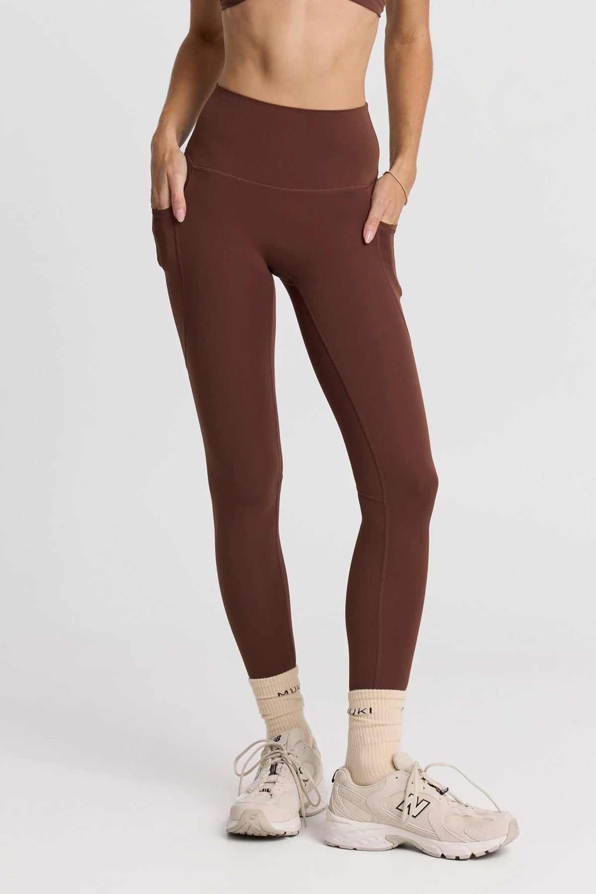 ButterSoft Pocket High Waist Legging in Chocolate — main image
