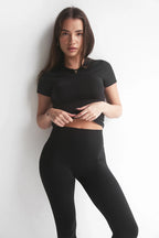 ButterSoft Short Sleeve Tee in Black — image 6