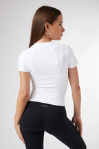 ButterSoft Short Sleeve Tee in White — image 4