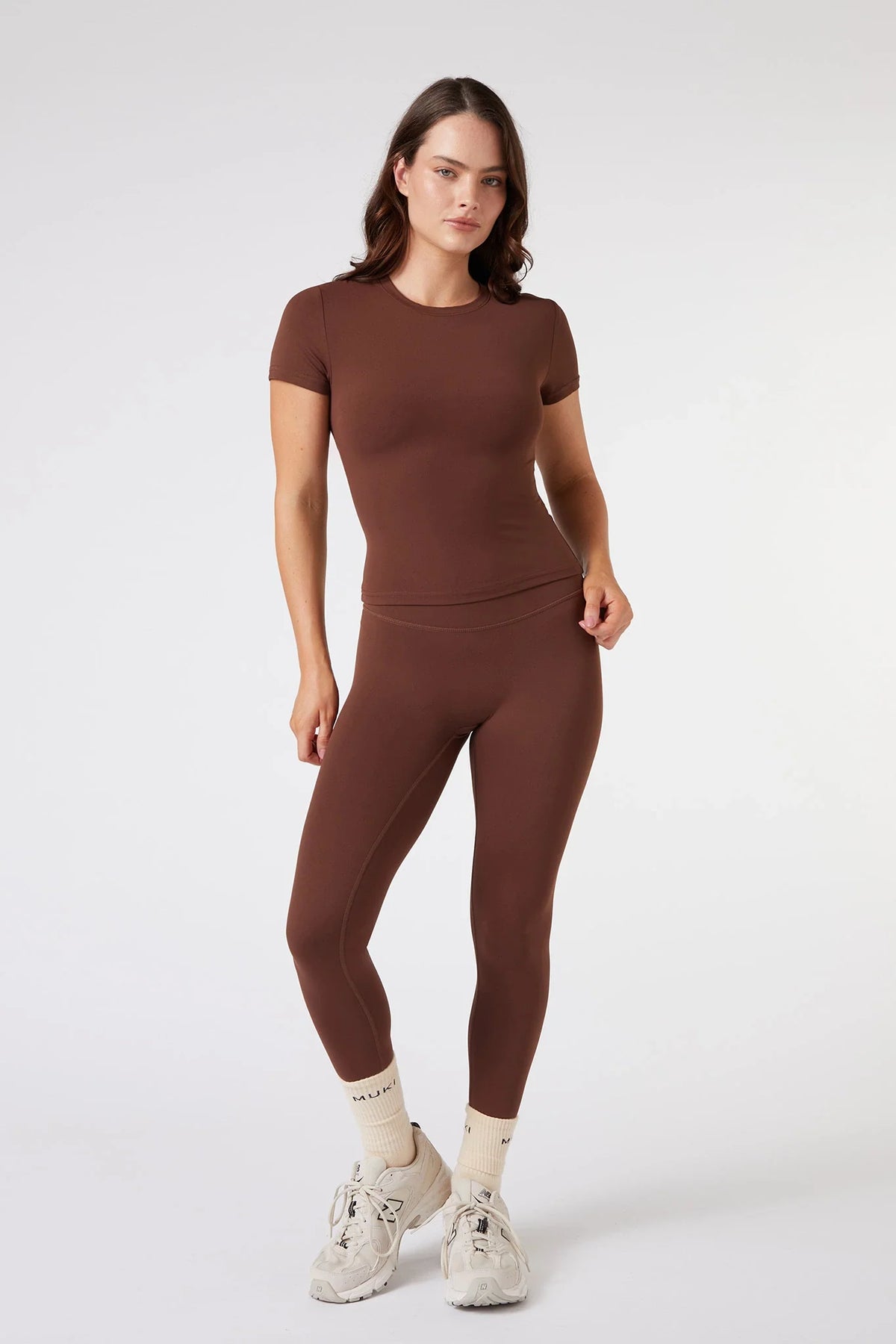 ButterSoft Short Sleeve Tee in Chocolate — image 3
