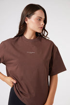 MUKI Heavy Oversized Tee in Chocolate — image 5