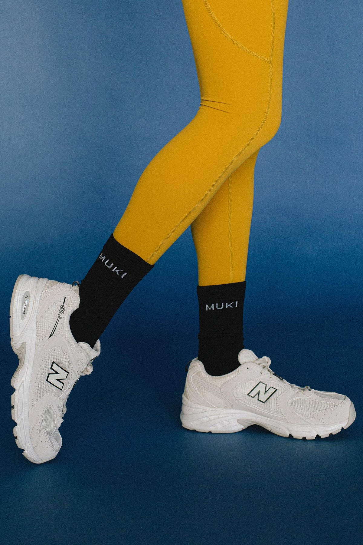 MUKI Crew Sock in Black — image 2