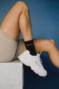 MUKI Crew Sock in Black — main image