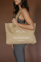 MUKI Market Tote Bag in Latte — main image
