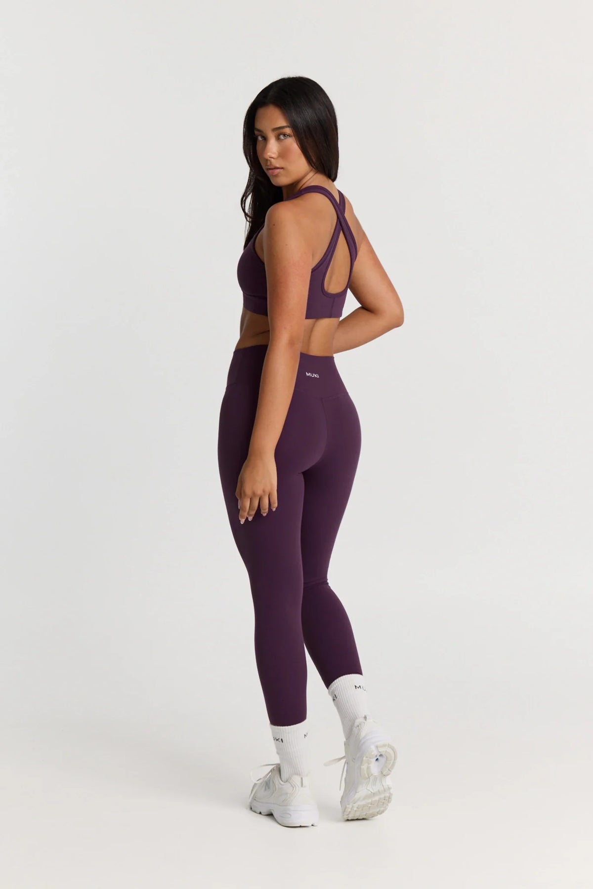 Sculpt High Waist Legging II in Deep Plum — image 4