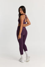 Sculpt Crossback High Sports Bra in Deep Plum — image 4