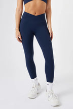 Sculpt Crossover Legging in Navy Blue — main image