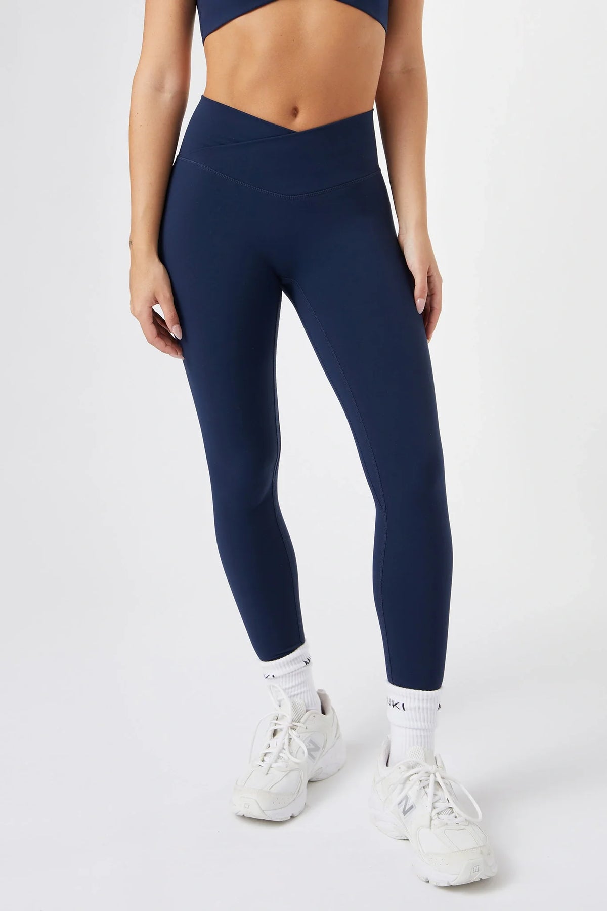 Sculpt Crossover Legging in Navy Blue — main image