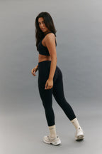 Sculpt Gym Set in Black - Legging + Crossback Bra — image 2