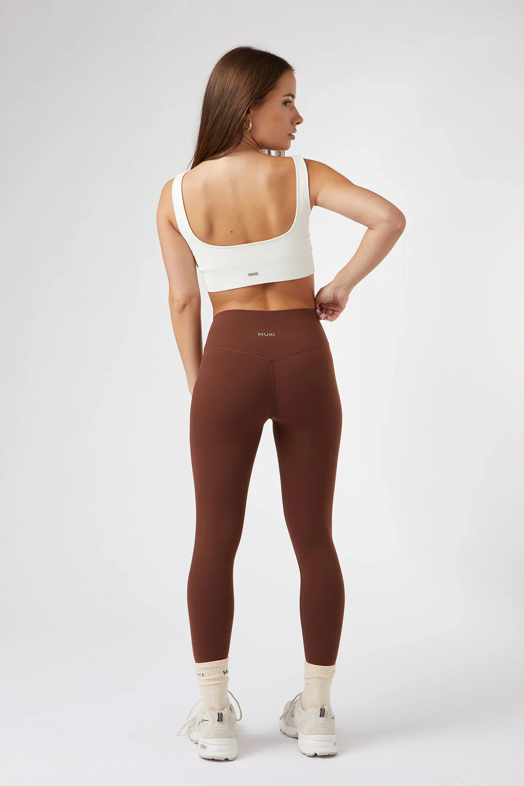 Sculpt High Waist Legging II in Chocolate — main image