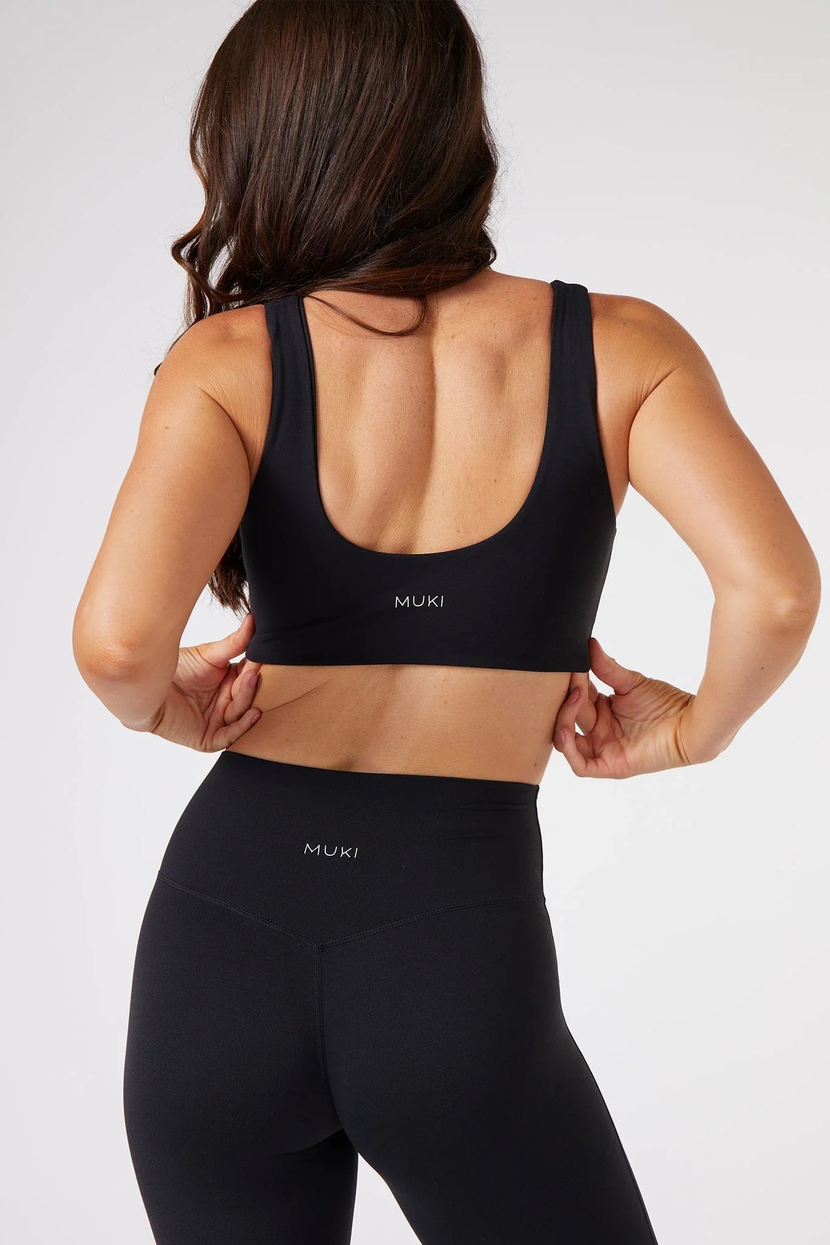 Sculpt Twist Crop Top in Black — image 6