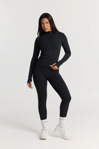 Sculpt Zip Up Jacket in Black — image 3