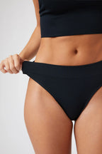 Seamless High Rise Brief in Black — image 5