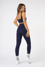 Seamless Ribbed Legging in Midnight Blue — image 4
