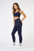 Seamless Ribbed Legging in Midnight Blue — image 5