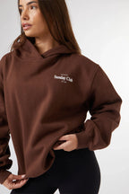 The Art Oversized Hoodie in Chocolate — image 3