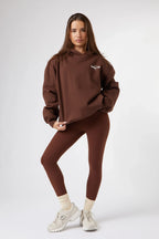 The Art Oversized Hoodie in Chocolate — image 2