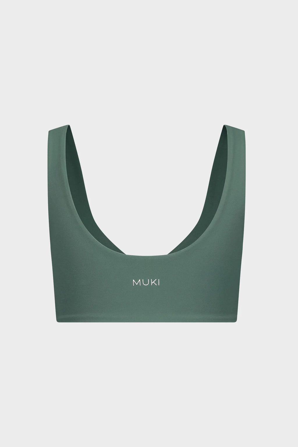 Sculpt Twist Crop Top in Forest Green — image 8