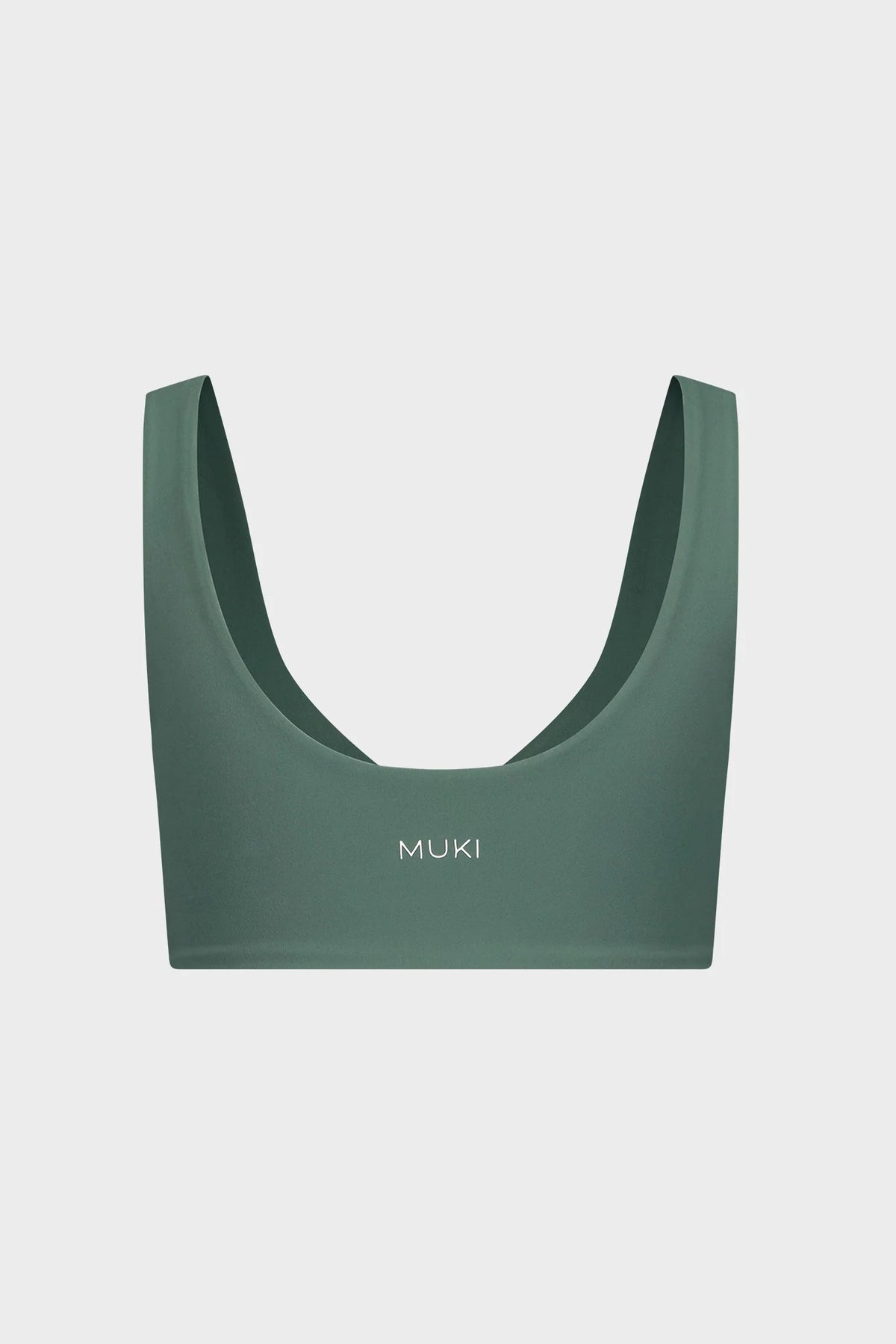 Sculpt Twist Crop Top in Forest Green — image 8