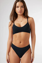 Seamless Contour Bralette in Black — image 2