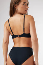 Seamless Contour Bralette in Black — image 4